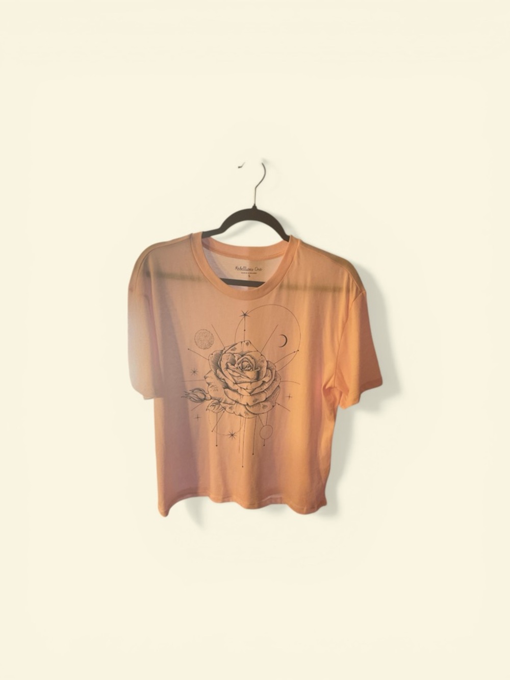 Rebellious One Pink Graphic Short Sleeve Tee